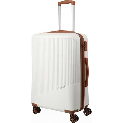 Walizka średnia Travelite Bali 67 cm biała Walizka średnia Travelite Bali 67 cm biała