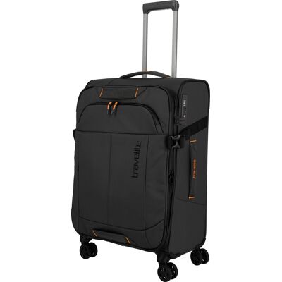 Walizka średnia Travelite Briize 67 cm Czarna Walizka średnia Travelite Briize 67 cm Czarna