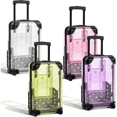 Inny producent YMTWSRY 4 sztuki mini walizek, pudełko prezentowe, mała skarbonka, dekoracja, prezent pieniężny, walizka podróżna, pudełko na prezent, uchwyt na tel.. Inny producent YMTWSRY 4 sztuki mini walizek, pudełko prezentowe, mała skarbonka, dekoracja, prezent pieniężny, walizka podróżna, pudełko na prezent, uchwyt na tel..