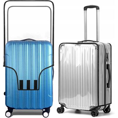 Inny producent Zestaw 2 szt Pokrowiec przezroczysty ochronny na walizkę bagaż 30cali, 63cm Inny producent Zestaw 2 szt Pokrowiec przezroczysty ochronny na walizkę bagaż 30cali, 63cm