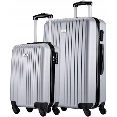 Zestaw 2 Walizek 18 I 26 Cale Slazenger Silver Zestaw 2 Walizek 18 I 26 Cale Slazenger Silver