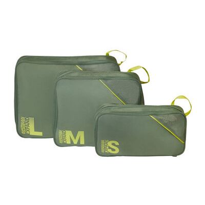 Zestaw 3 organizerów podróżnych American Tourister Expand Packing Cubes - olive / lime Zestaw 3 organizerów podróżnych American Tourister Expand Packing Cubes - olive / lime