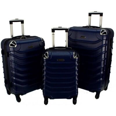 KEMER Zestaw 3 walizek PELLUCCI RGL 730 Granatowy KEMER Zestaw 3 walizek PELLUCCI RGL 730 Granatowy