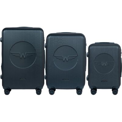 Zestaw 3 Walizek Wings Swallow 3.0 DARK GREEN Zestaw 3 Walizek Wings Swallow 3.0 DARK GREEN