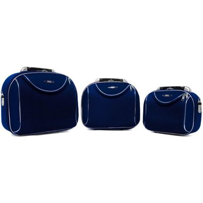 RGL Zestaw kuferków podróżnych 3w1 773 XXL XL L GRANATOWY RGL Zestaw kuferków podróżnych 3w1 773 XXL XL L GRANATOWY