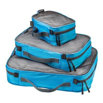 Zestaw Organizerów Podróżnych Cocoon Ultralight Packing Cubes Set - Caribbean Blue Zestaw Organizerów Podróżnych Cocoon Ultralight Packing Cubes Set - Caribbean Blue