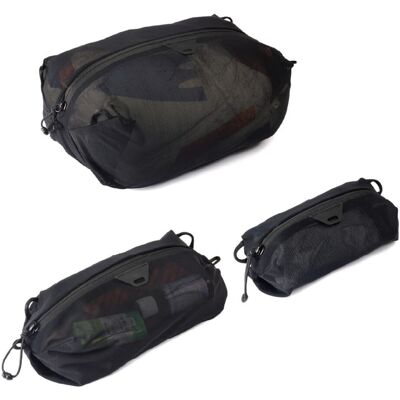 Zestaw Pokrowców Travel Line Peak Design Ultralight Mesh Packing Cube Black – S,Sx, Sxx, Czarny Zestaw Pokrowców Travel Line Peak Design Ultralight Mesh Packing Cube Black – S,Sx, Sxx, Czarny