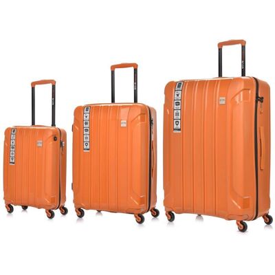 Inny producent Zestaw Walizek TOURIST S,M,L Pomarańczowy Inny producent Zestaw Walizek TOURIST S,M,L Pomarańczowy