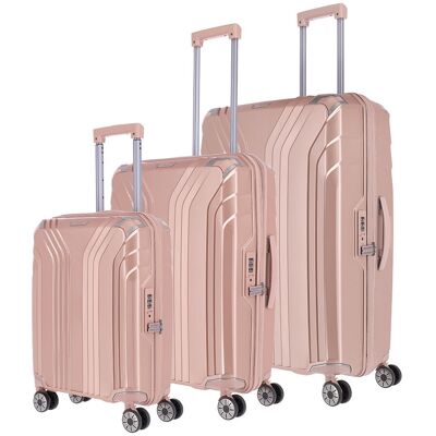 Zestaw walizek TRAVELITE ELVAA 76340-14 Różowe Zestaw walizek TRAVELITE ELVAA 76340-14 Różowe