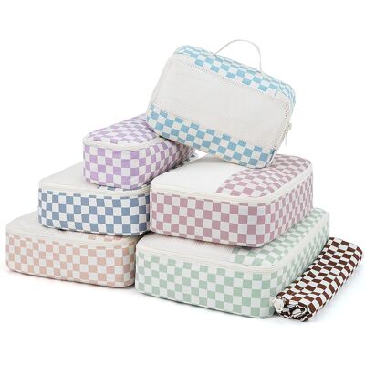 Narwey 7 Kostek Kompresyjnych Do Walizek 40x30x10 Cm Organizer Podróżny Narwey 7 Kostek Kompresyjnych Do Walizek 40x30x10 Cm Organizer Podróżny