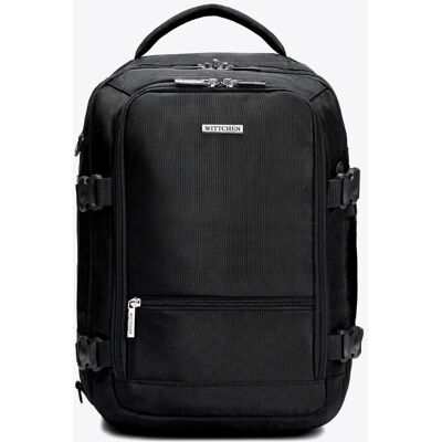 Wittchen 40x25x20cm Wielofunkcyjny Plecak Torba Podróżna 2w1 Czarny Wittchen 40x25x20cm Wielofunkcyjny Plecak Torba Podróżna 2w1 Czarny
