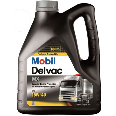 Olej silnikowy Mobil Delvac MX 15W-40 4L - Ciężki diesel Olej silnikowy Mobil Delvac MX 15W-40 4L - Ciężki diesel