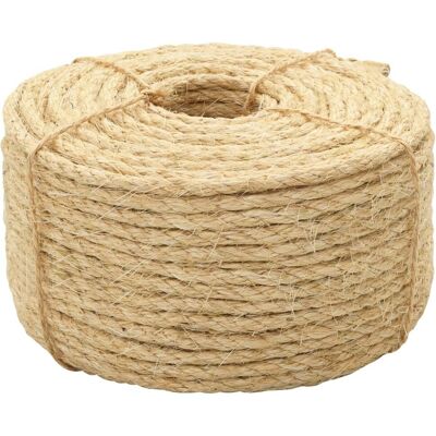 vidaXL Lina 100% Sisal 10 mm 250 m - Typ liny vidaXL Lina 100% Sisal 10 mm 250 m - Typ liny