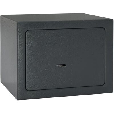 vidaXL Skrzynka Z Zamykiem Na Klucz Ciemnoszara 17x23x17 cm Stal vidaXL Skrzynka Z Zamykiem Na Klucz Ciemnoszara 17x23x17 cm Stal