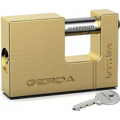 Gerda Brass Line T75 Kłódka Trzpieniowa Mosięż 0kmt0007500.98230b Gerda Brass Line T75 Kłódka Trzpieniowa Mosięż 0kmt0007500.98230b