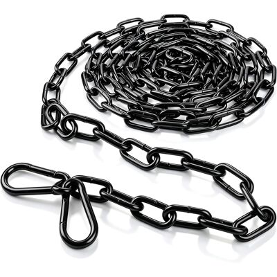 Inny producent Łańcuch Ogniwowy Metalowy 3 Mm 1,5 M Czarny Antykorozyjny 3 Szt Inny producent Łańcuch Ogniwowy Metalowy 3 Mm 1,5 M Czarny Antykorozyjny 3 Szt