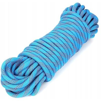 Inny producent Lina 10 Mm X 20 M Niebieska Linka Zewnętrzna Antypoślizgowa Skórzany Inny producent Lina 10 Mm X 20 M Niebieska Linka Zewnętrzna Antypoślizgowa Skórzany