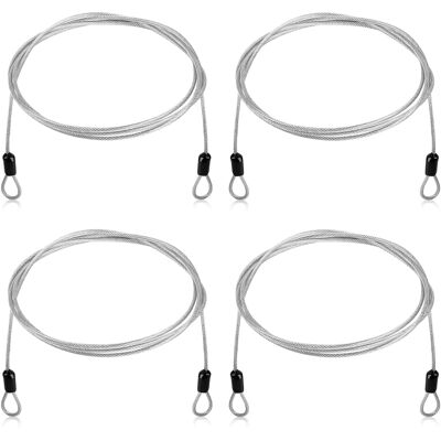 Inny producent Linka Stalowa Z Oczkami 4 Sztuki 1.5 M 2.5 Mm Do Mebli Ogrodowych Roweru Inny producent Linka Stalowa Z Oczkami 4 Sztuki 1.5 M 2.5 Mm Do Mebli Ogrodowych Roweru