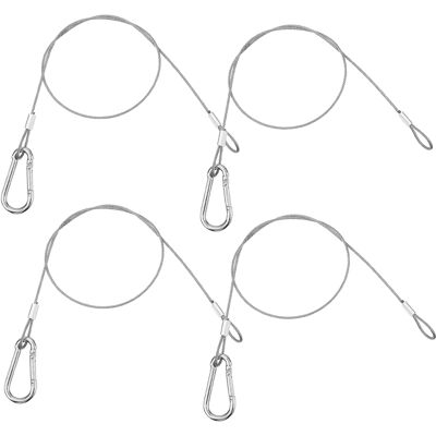 Inny producent Linka Stalowa Z Oczkami 4 Sztuki 50 Cm 1.5 Mm Stal Nierdzewna Inny producent Linka Stalowa Z Oczkami 4 Sztuki 50 Cm 1.5 Mm Stal Nierdzewna