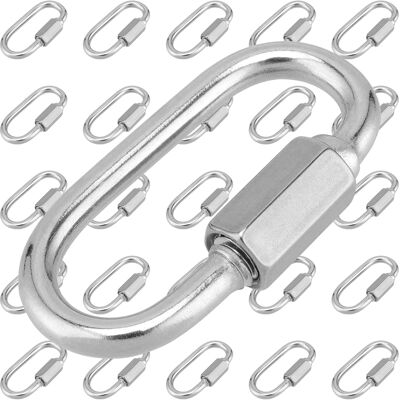 Inny producent Ogniwa Łańcucha M4 Stal Nierdzewna 28 Szt. Złącza Śrubowe 40 Mm Inny producent Ogniwa Łańcucha M4 Stal Nierdzewna 28 Szt. Złącza Śrubowe 40 Mm