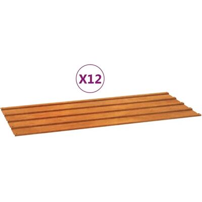 vidaXL Panele Dachowe Rdzawy Stal 100x44cm - Panele Dachowe vidaXL Panele Dachowe Rdzawy Stal 100x44cm - Panele Dachowe