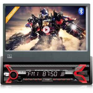 Inny producent Radio samochodowe Bluetooth 1DIN EKRAN dotykowy wysuwany 7 wejście kamera Inny producent Radio samochodowe Bluetooth 1DIN EKRAN dotykowy wysuwany 7 wejście kamera