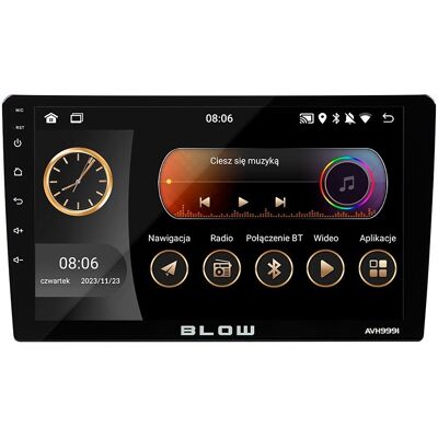 Radio Blow AVH-9991 - Android radio samochodowe 9" z WiFi i GPS Radio Blow AVH-9991 - Android radio samochodowe 9" z WiFi i GPS