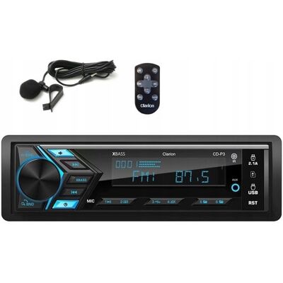 Clarion P17 radio samochodowe Bluetooth AUX SD MP3 USB VarioColor + pilot Clarion P17 radio samochodowe Bluetooth AUX SD MP3 USB VarioColor + pilot