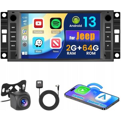 Inny producent Hikity Bezprzewodowe Radio Samochodowe Carplay Z Nawigacją Do Jeep Compas Inny producent Hikity Bezprzewodowe Radio Samochodowe Carplay Z Nawigacją Do Jeep Compas