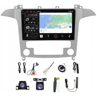 Projack Radio Android Ford Smax Galaxy 06-15 Carplay Wifi USB 6/128Gb Modem Sim Projack Radio Android Ford Smax Galaxy 06-15 Carplay Wifi USB 6/128Gb Modem Sim