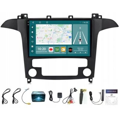 Projack Radio Android Ford Smax Galaxy 06-15 Carplay Wifi USB 8/256Gb Modem Sim Projack Radio Android Ford Smax Galaxy 06-15 Carplay Wifi USB 8/256Gb Modem Sim