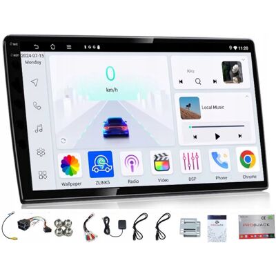 Projack Radio Android Nawigacja 10 Cali 2Din GPS Wifi Carplay Bluetooth 4/64Gb QLED Projack Radio Android Nawigacja 10 Cali 2Din GPS Wifi Carplay Bluetooth 4/64Gb QLED