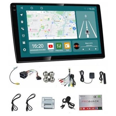 Projack Radio GPS Android 10 Cali 2 Din Carplay Wifi USB 8/256Gb Modem Sim QLED Projack Radio GPS Android 10 Cali 2 Din Carplay Wifi USB 8/256Gb Modem Sim QLED