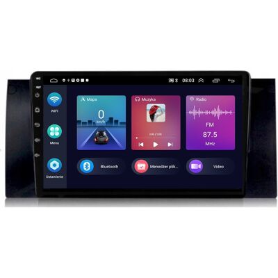 Projack RADIO GPS ANDROID NAWIGACJA BT BMW E39 1996-2003 WIFI CARPLAY 2GB 64GB Projack RADIO GPS ANDROID NAWIGACJA BT BMW E39 1996-2003 WIFI CARPLAY 2GB 64GB