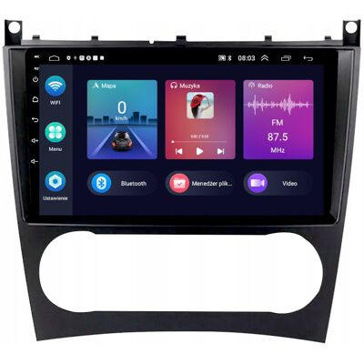 Projack Radio GPS Android Nawigacja Mercedes W203 W209 Wifi Bt Carplay 2Gb 64Gb Projack Radio GPS Android Nawigacja Mercedes W203 W209 Wifi Bt Carplay 2Gb 64Gb