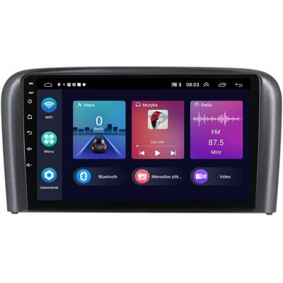 Projack RADIO GPS ANDROID NAWIGACJA VOLVO S80 1998-2006 WIFI BT CARPLAY 2GB 64GB Projack RADIO GPS ANDROID NAWIGACJA VOLVO S80 1998-2006 WIFI BT CARPLAY 2GB 64GB