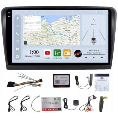 Projack RADIO GPS ANDROID SKODA SUPERB 2008-2015 CARPLAY WIFI USB 256GB MODEM SIM Projack RADIO GPS ANDROID SKODA SUPERB 2008-2015 CARPLAY WIFI USB 256GB MODEM SIM