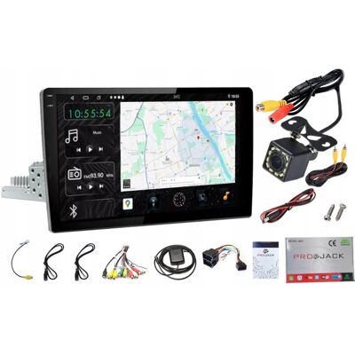 Projack Radio Nawigacja Android GPS 1 Din 10 Cali USB Bt Wifi Carplay USB 6/128Gb Projack Radio Nawigacja Android GPS 1 Din 10 Cali USB Bt Wifi Carplay USB 6/128Gb
