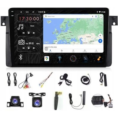 Projack RADIO NAWIGACJA CARPLAY GPS ANDROID BT BMW E46 1998-2005 6GB 128GB SIM Projack RADIO NAWIGACJA CARPLAY GPS ANDROID BT BMW E46 1998-2005 6GB 128GB SIM
