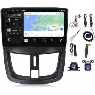 Projack RADIO NAWIGACJA CARPLAY GPS ANDROID PEUGEOT 207 2006-2012 6GB 128GB SIM Projack RADIO NAWIGACJA CARPLAY GPS ANDROID PEUGEOT 207 2006-2012 6GB 128GB SIM