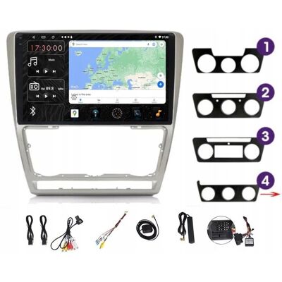 Projack RADIO NAWIGACJA CARPLAY GPS ANDROID SKODA OCTAVIA 2 2004-2013 4GB 64GB SIM Projack RADIO NAWIGACJA CARPLAY GPS ANDROID SKODA OCTAVIA 2 2004-2013 4GB 64GB SIM