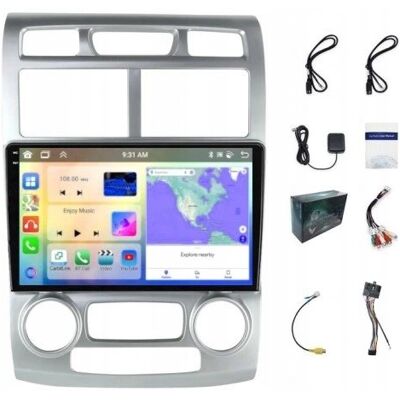 Projack RADIO NAWIGACJA CARPLAY KIA SPORTAGE 2004-2007 BT WIFI BT ANDROID 4GB 64GB Projack RADIO NAWIGACJA CARPLAY KIA SPORTAGE 2004-2007 BT WIFI BT ANDROID 4GB 64GB