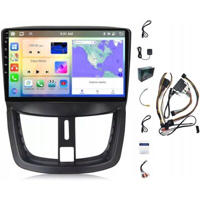 Projack RADIO NAWIGACJA CARPLAY PEUGEOT 207 2006-12 WIFI ANDROID 4GB 64GB Projack RADIO NAWIGACJA CARPLAY PEUGEOT 207 2006-12 WIFI ANDROID 4GB 64GB