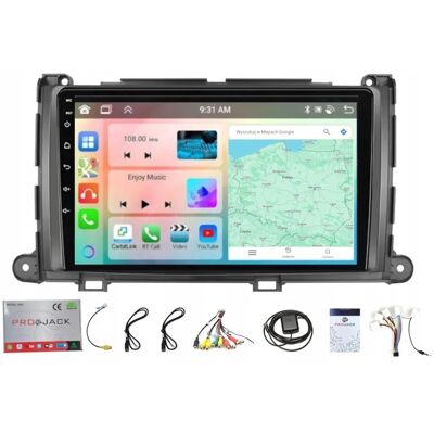 Projack RADIO NAWIGACJA CARPLAY TOYOTA SIENNA 2010-2014 WIFI ANDROID 4GB 64GB Projack RADIO NAWIGACJA CARPLAY TOYOTA SIENNA 2010-2014 WIFI ANDROID 4GB 64GB