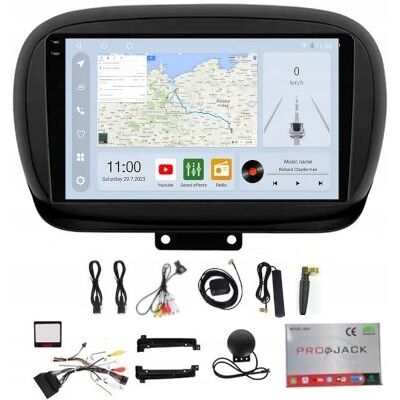 Projack RADIO NAWIGACJA FIAT 500 2014-2020 CARPLAY ANDROID AUTO 8GB 256GB SIM Projack RADIO NAWIGACJA FIAT 500 2014-2020 CARPLAY ANDROID AUTO 8GB 256GB SIM
