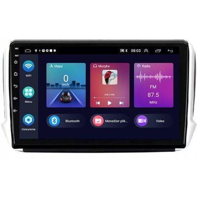 Projack RADIO NAWIGACJA GPS ANDROID CARPLAY PEUGEOT 208 2008 WIFI 2GB 64GB Projack RADIO NAWIGACJA GPS ANDROID CARPLAY PEUGEOT 208 2008 WIFI 2GB 64GB