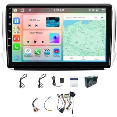 Projack RADIO NAWIGACJA GPS ANDROID PEUGEOT 208 2008 CARPLAY 4/64GB Projack RADIO NAWIGACJA GPS ANDROID PEUGEOT 208 2008 CARPLAY 4/64GB