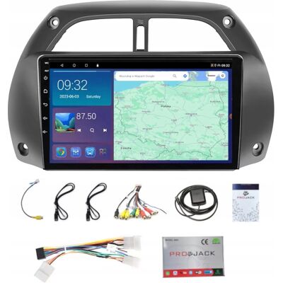 Projack RADIO NAWIGACJA GPS TOYOTA RAV 4 2001-2006 WIFI CARPLAY USB 2GB 64GB Projack RADIO NAWIGACJA GPS TOYOTA RAV 4 2001-2006 WIFI CARPLAY USB 2GB 64GB