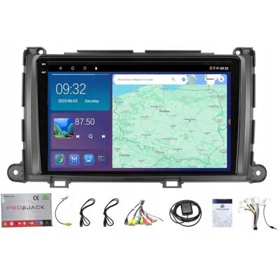 Projack RADIO NAWIGACJA GPS TOYOTA SIENNA 2010-2014 WIFI CARPLAY USB 2GB 64GB Projack RADIO NAWIGACJA GPS TOYOTA SIENNA 2010-2014 WIFI CARPLAY USB 2GB 64GB