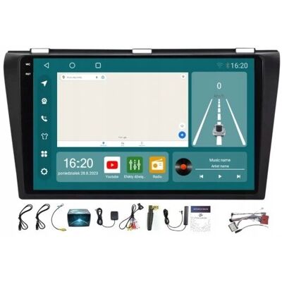 Projack RADIO NAWIGACJA MAZDA 3 2004-2009 CARPLAY ANDROID 8/256GB SIM Projack RADIO NAWIGACJA MAZDA 3 2004-2009 CARPLAY ANDROID 8/256GB SIM